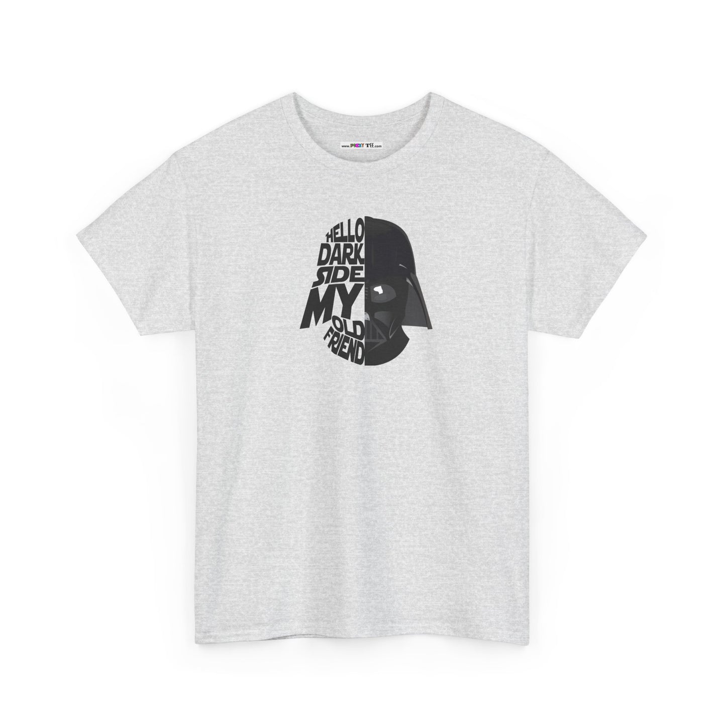HELLO DARKSIDE MY OLD FRIEND Unisex Heavy Cotton Tee