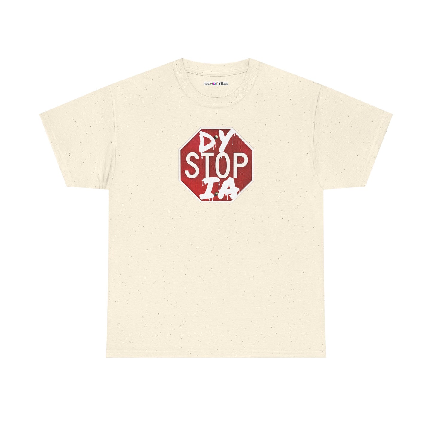 STOP DYSTOPIA Unisex Heavy Cotton Tee