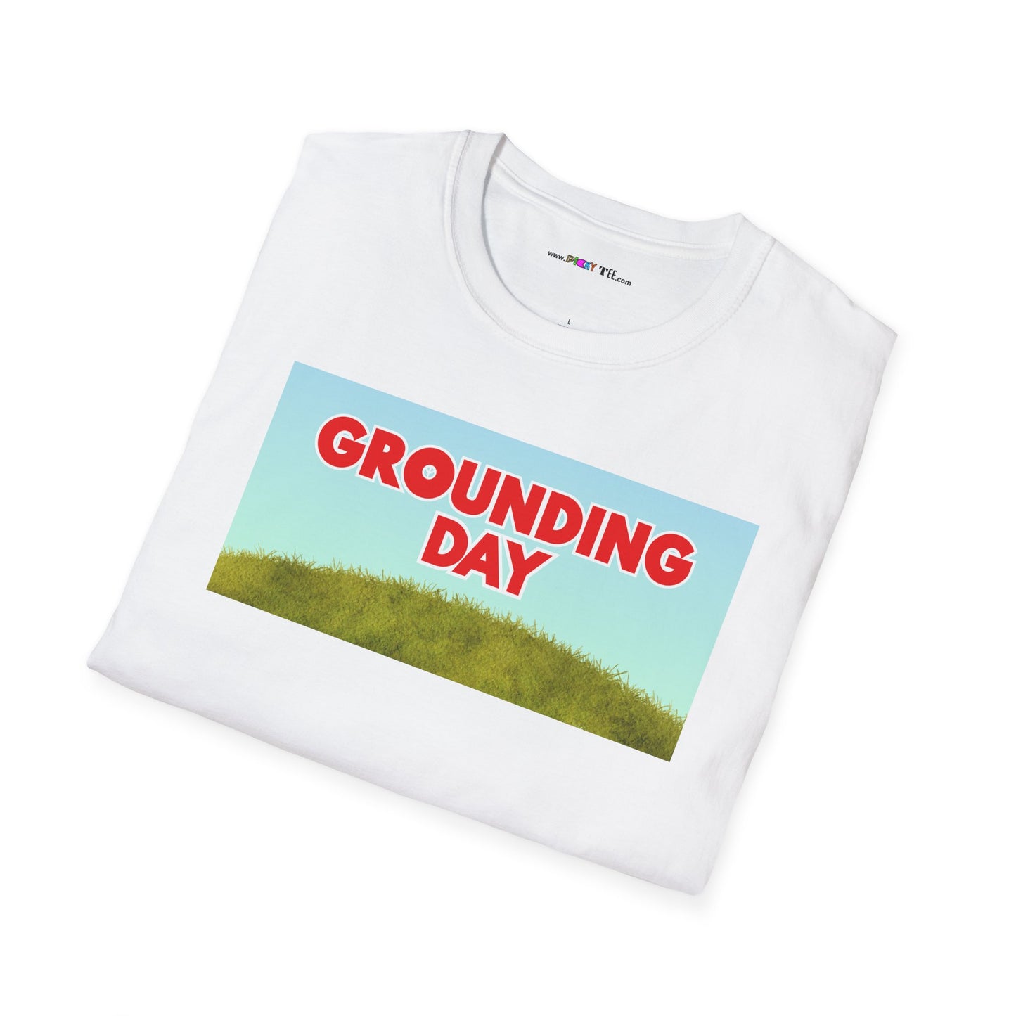 GROUNDING DAY Unisex Softstyle 100% Cotton T-Shirt