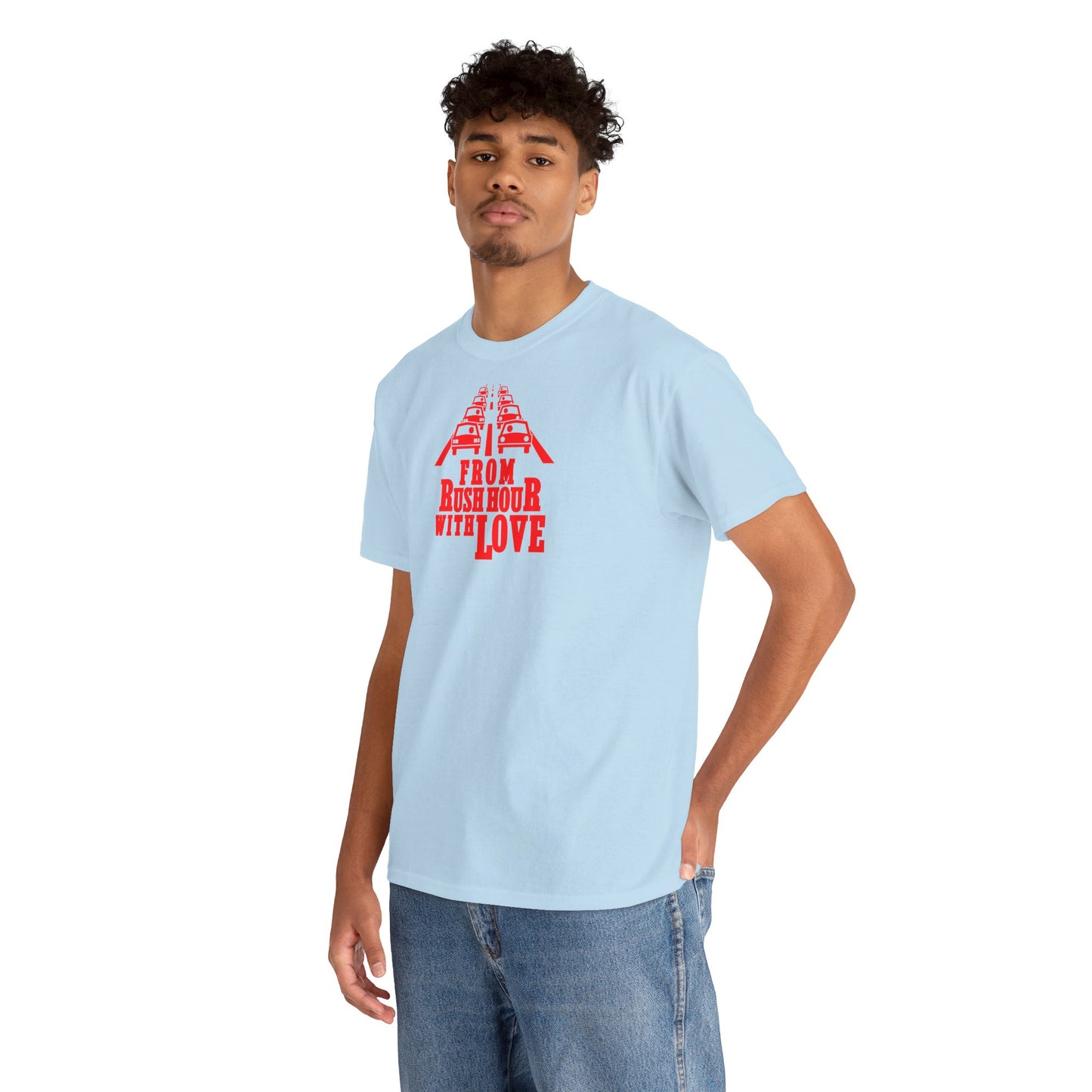 FROM RUSH HOUR WITH LOVE Unisex Heavy Cotton Tee