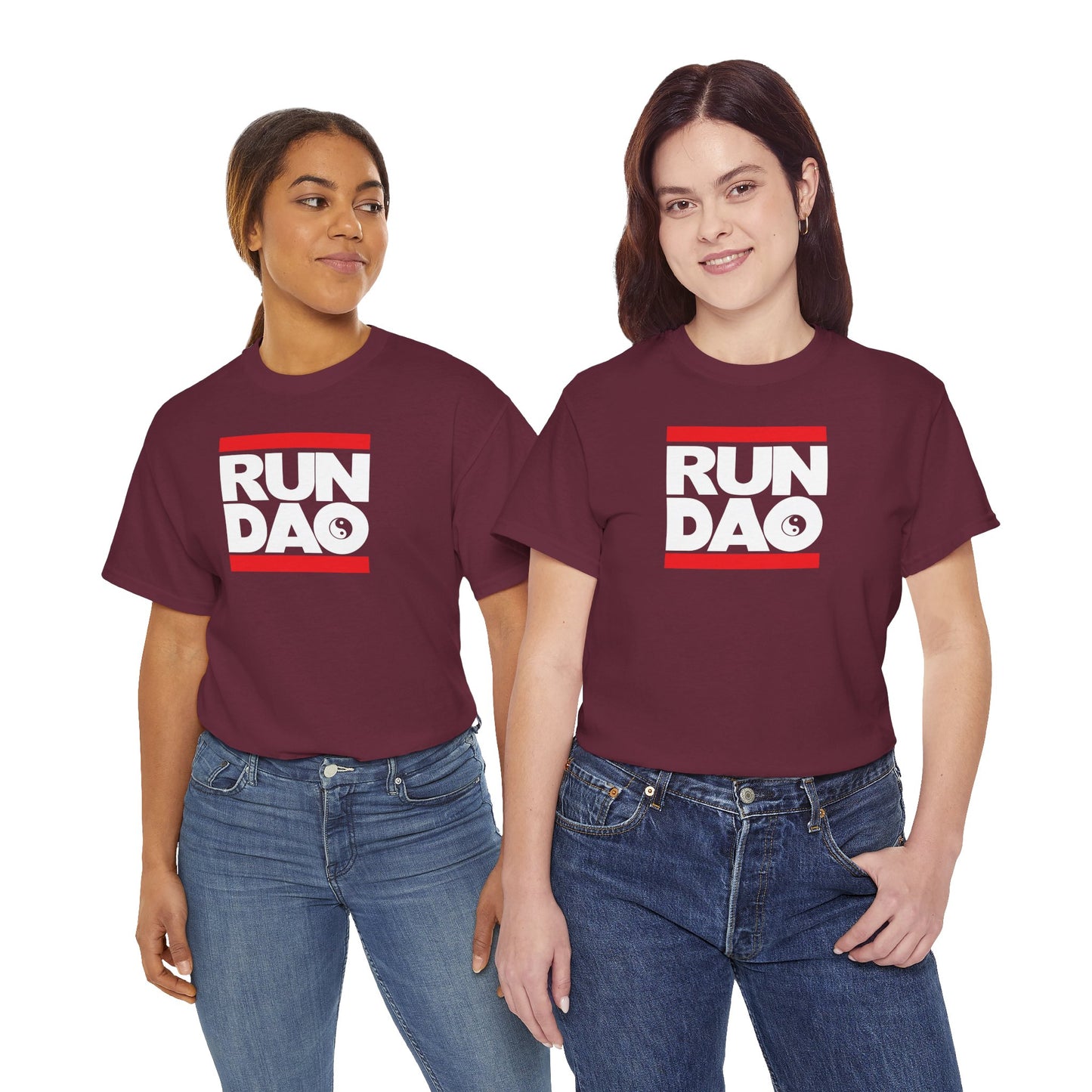 RUN DAO Unisex Heavy Cotton Tee