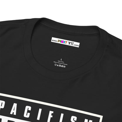 PACIFISM ADVOCACY EXITING CONFLICT Unisex Heavy Cotton Tee