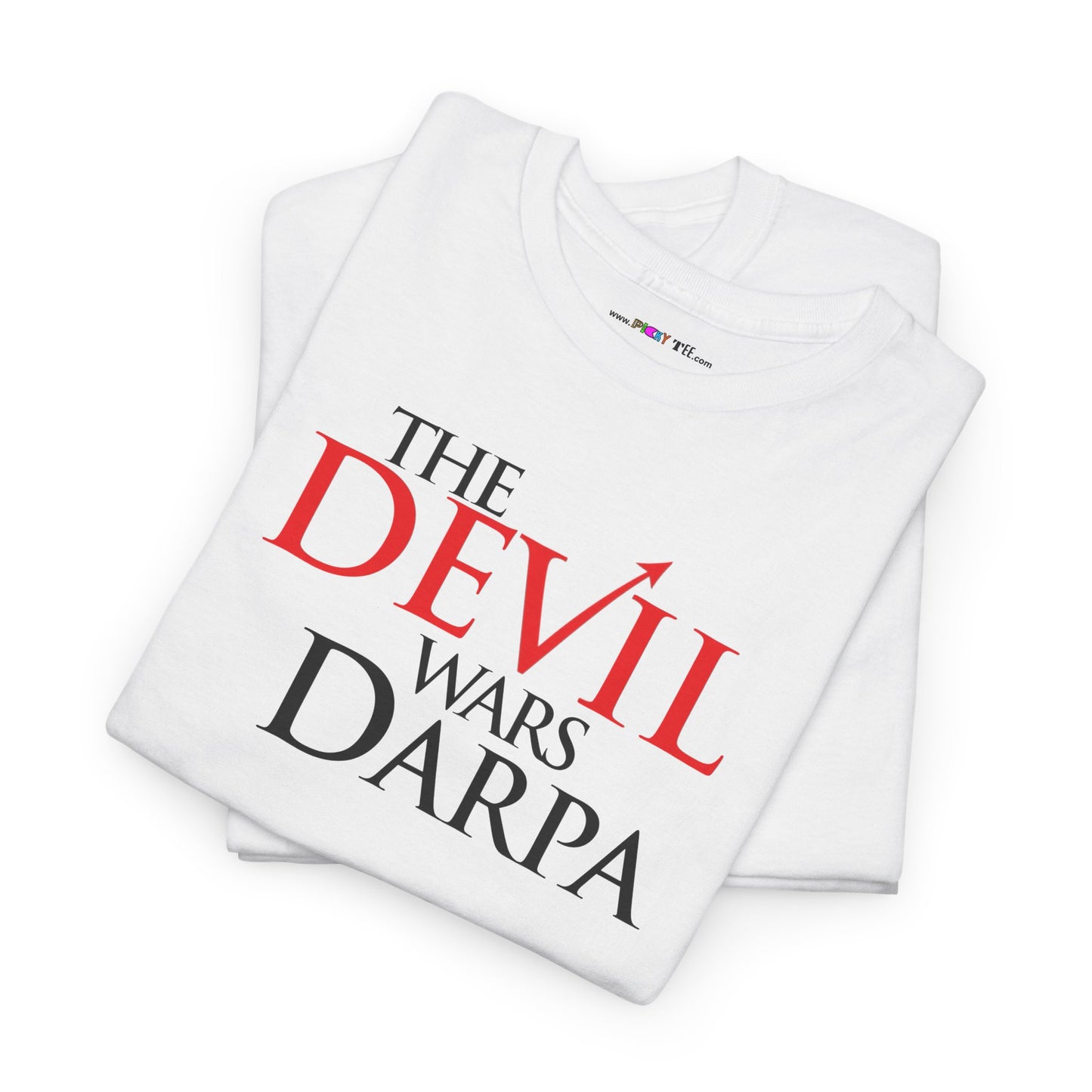 THE DEVIL WARS DARPA Unisex Heavy Cotton Tee