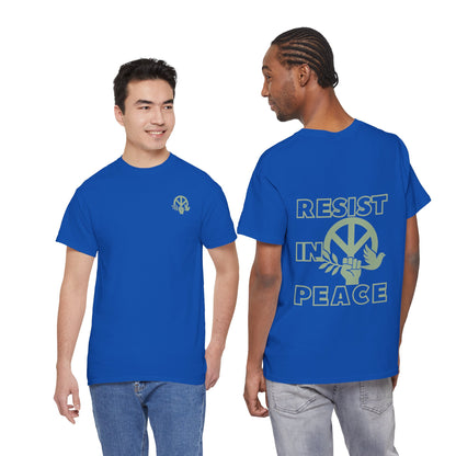RESIST IN PEACE Unisex Heavy Cotton Tee