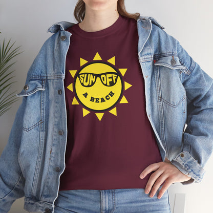 SUN OFF A BEACH Unisex Heavy Cotton Tee