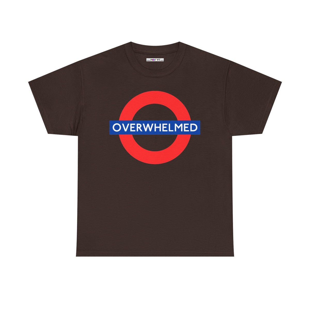 OVERWHELMED Unisex Heavy Cotton Tee