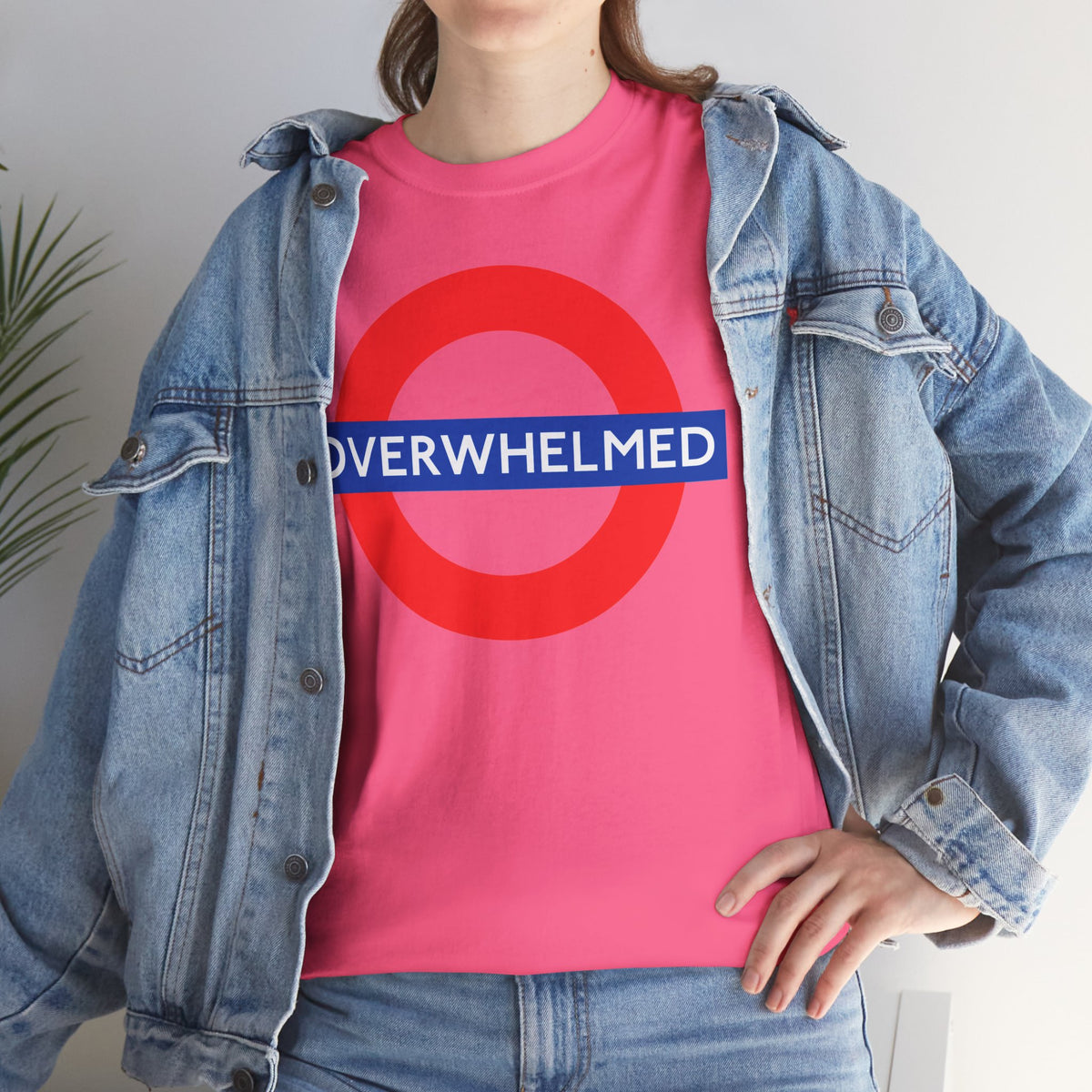 OVERWHELMED Unisex Heavy Cotton Tee