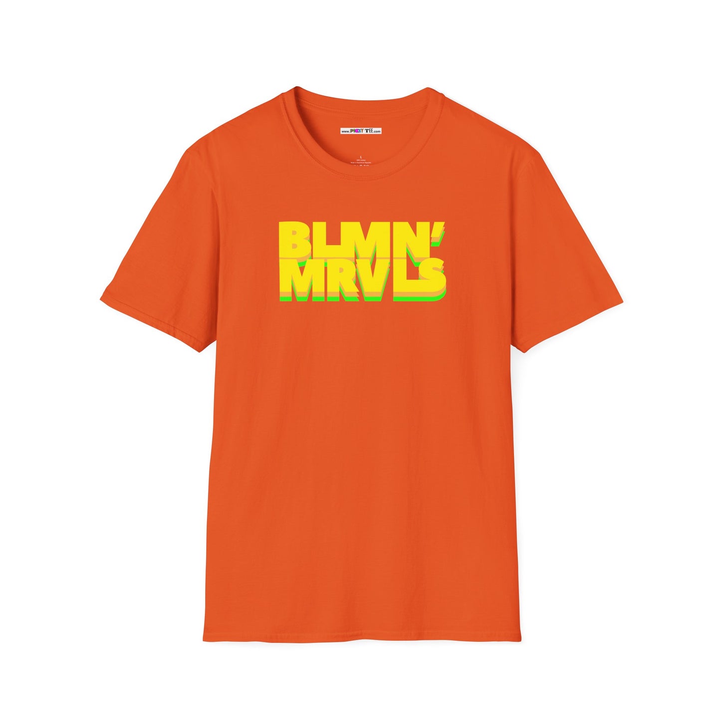 BLMN' MRVLS Unisex Softstyle 100% Cotton T-Shirt