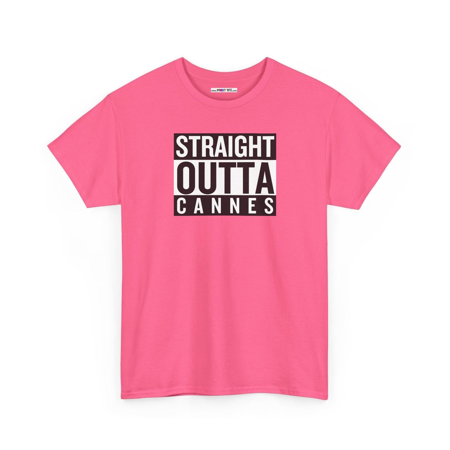 STRAIGHT OUTTA CANNES Unisex Heavy Cotton Tee