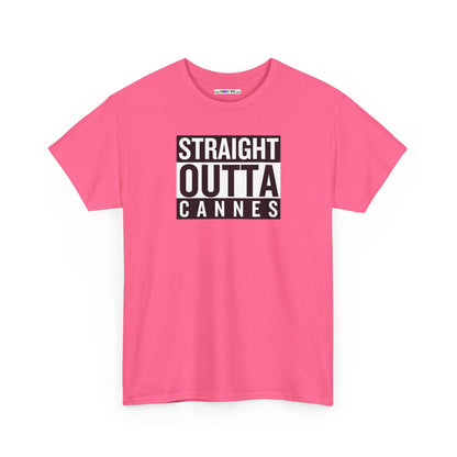 STRAIGHT OUTTA CANNES Unisex Heavy Cotton Tee