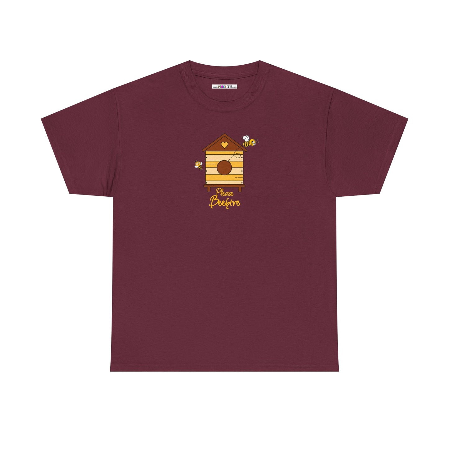 Please Beehive Unisex Heavy Cotton Tee