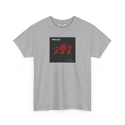 the PEACE ghost in the war-machine Unisex Heavy Cotton Tee