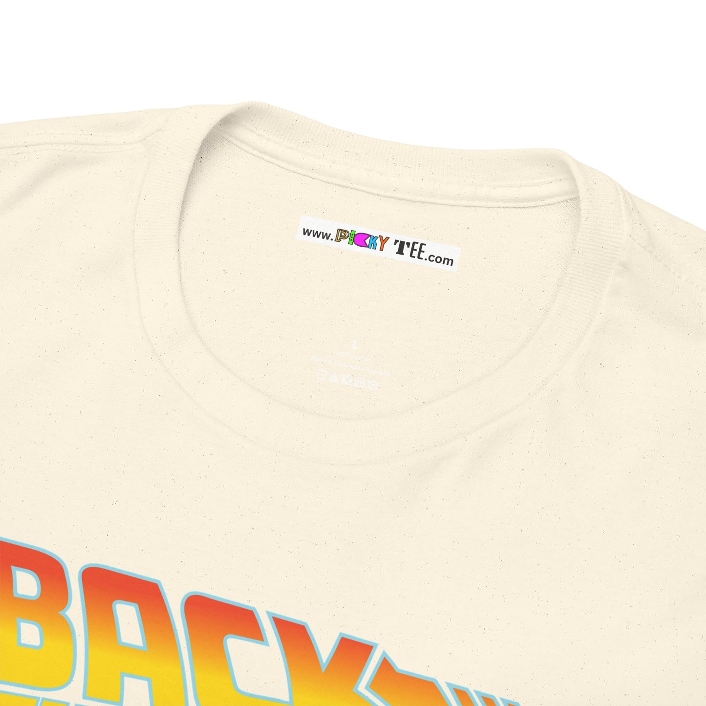 BACK THE FLUX UP Unisex Heavy Cotton Tee