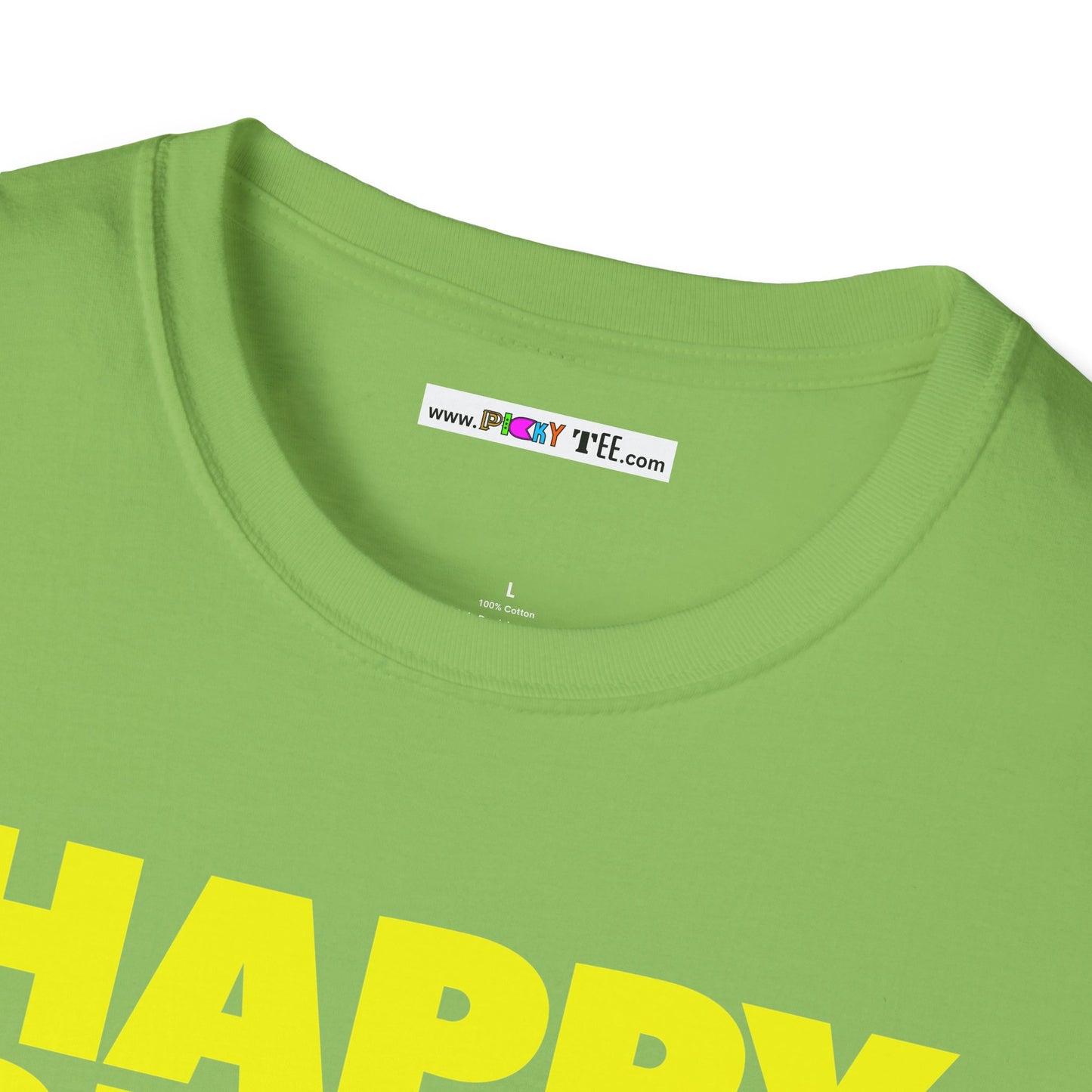 HAPPY PLACE/PEACE Unisex Softstyle 100% Cotton T-Shirt