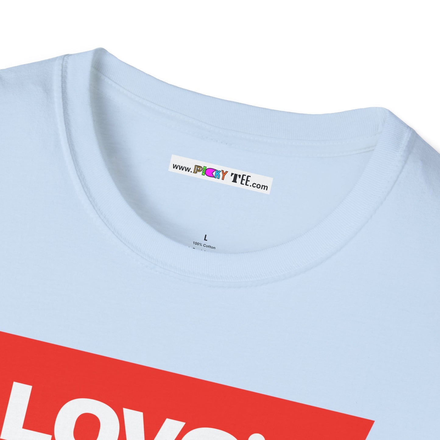 LOVE'S Unisex Softstyle 100% Cotton T-Shirt