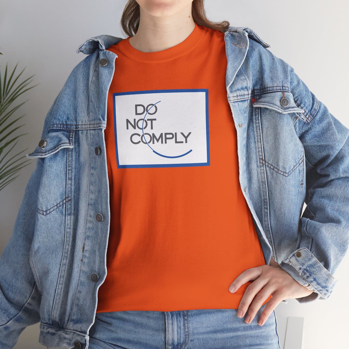 DO NOT COMPLY Unisex Heavy Cotton Tee