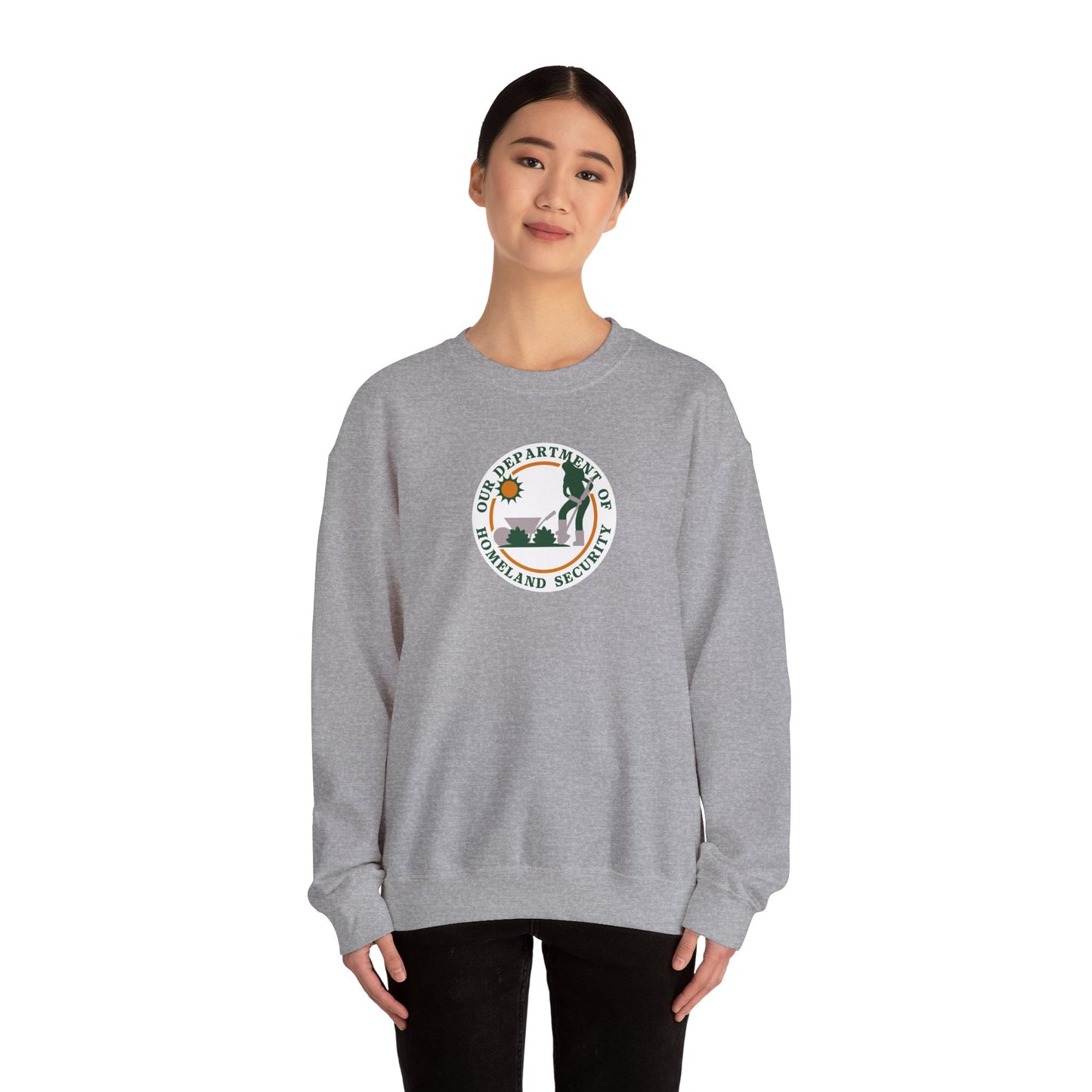 HOMELAND SECURITY (OUR DEPARTMENT OF)  Unisex Heavy Cotton Sweatshirt