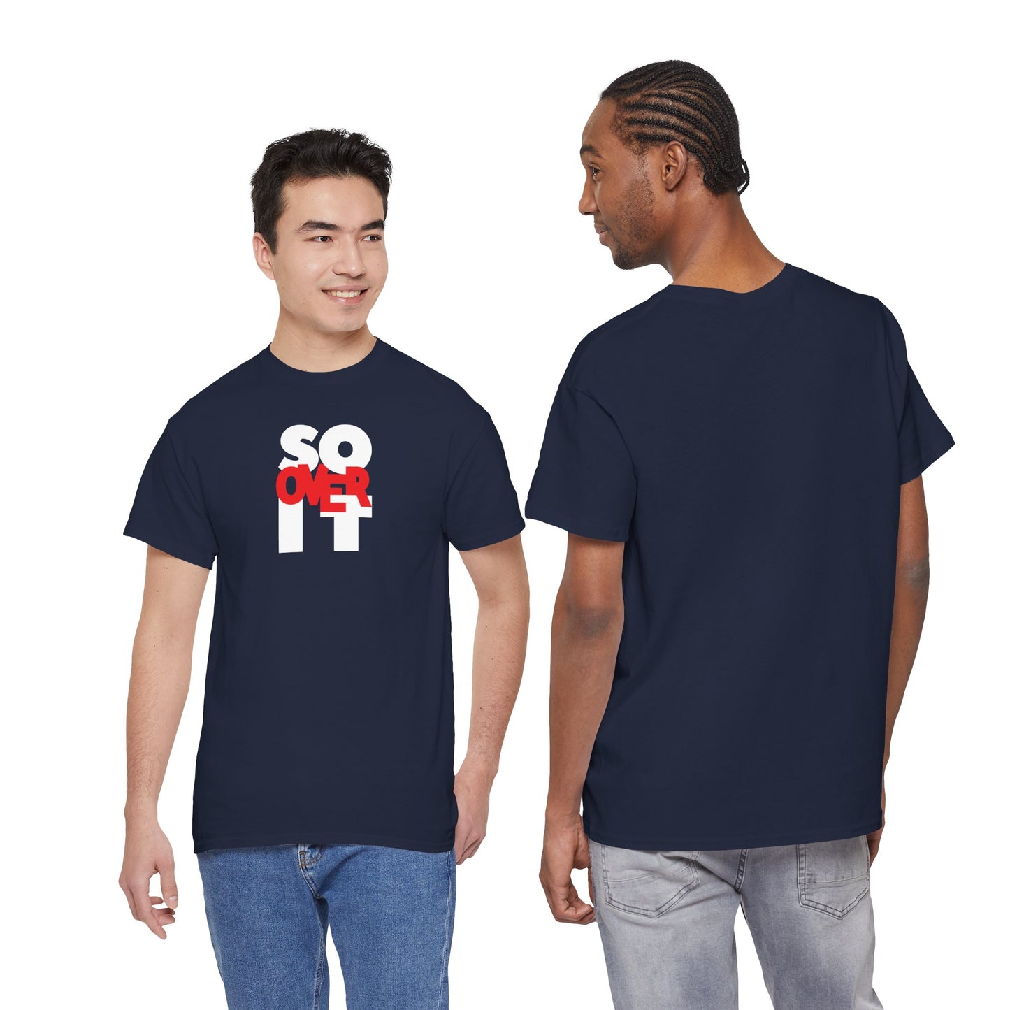 SO OVER IT Unisex Heavy Cotton Tee