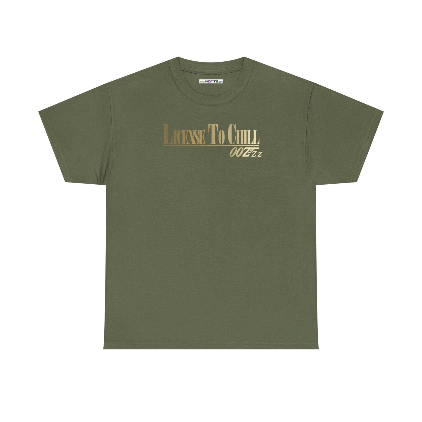 LICENSE TO CHILL 00Zzz Unisex Heavy Cotton Tee