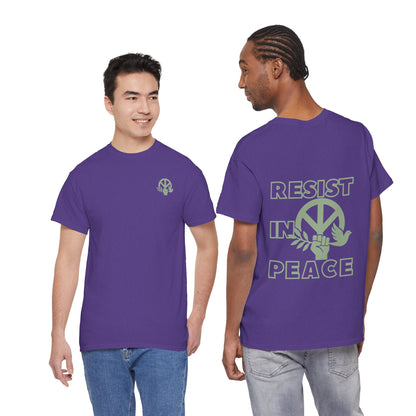 RESIST IN PEACE Unisex Heavy Cotton Tee