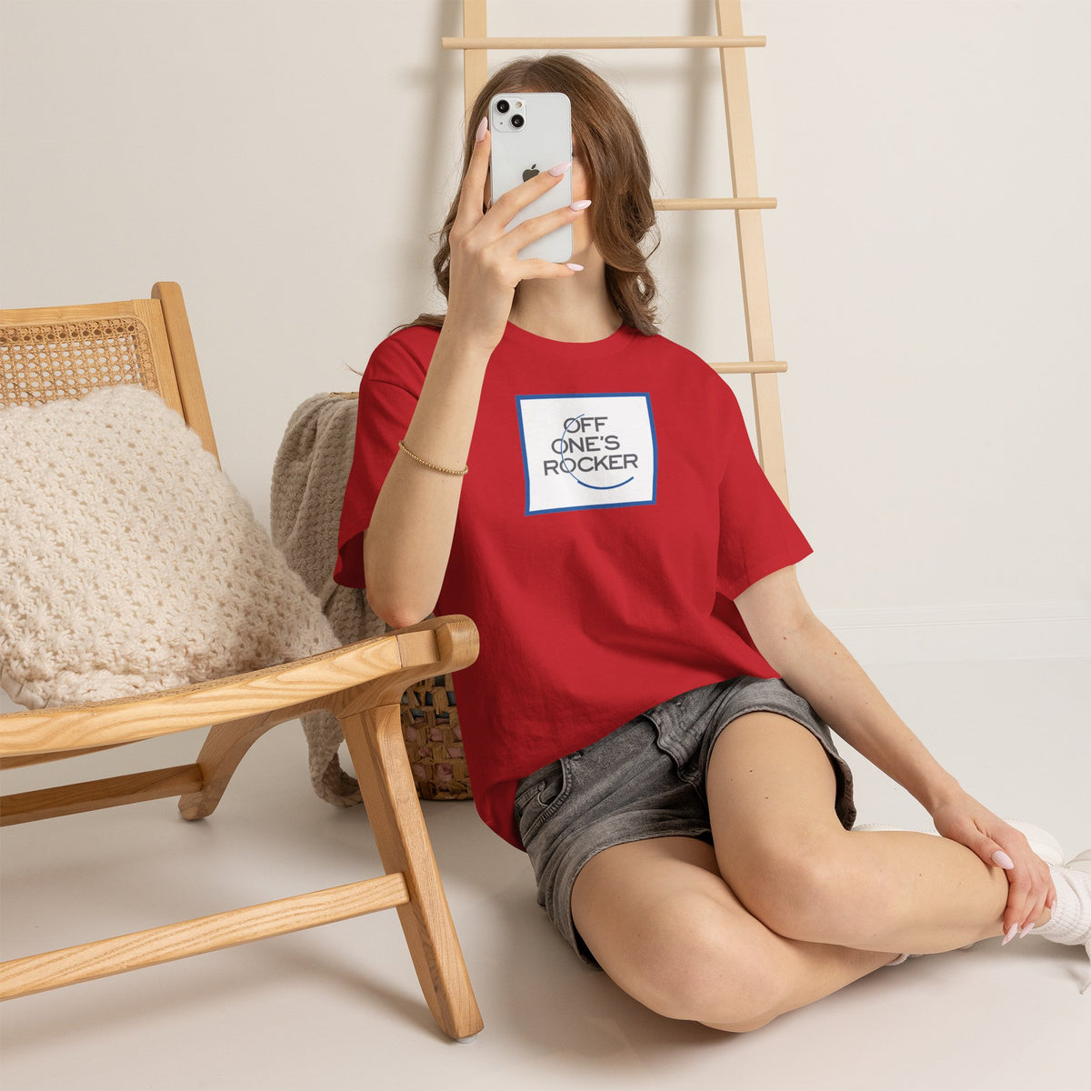 OFF ONE'S ROCKER Unisex Heavy Cotton Tee