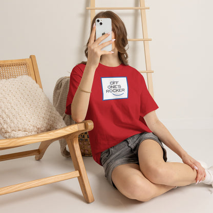 OFF ONE'S ROCKER Unisex Heavy Cotton Tee