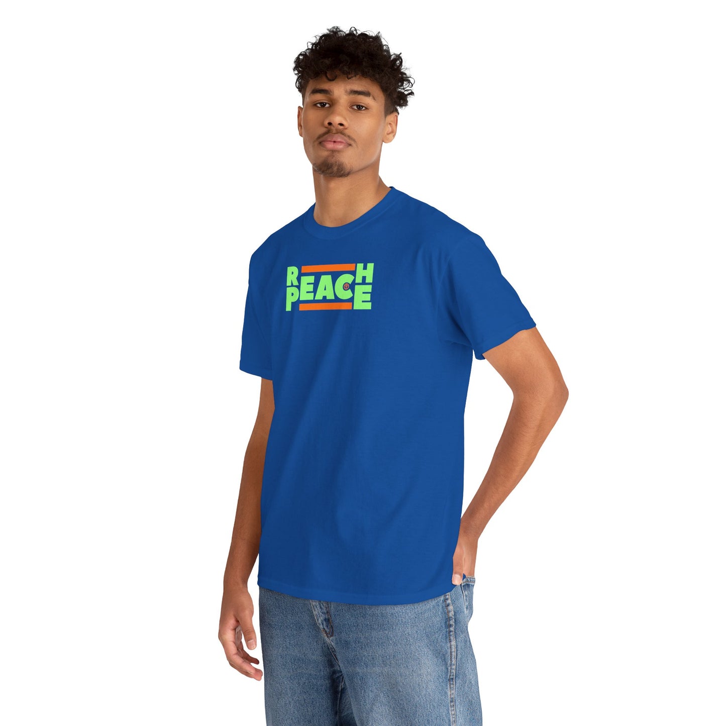 REACH PEACE Unisex Heavy Cotton Tee