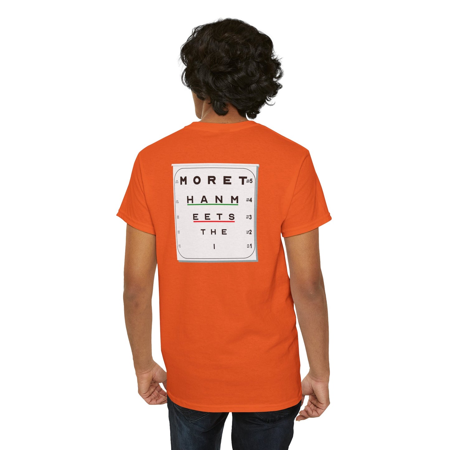 MORE THAN MEETS THE I TEST Unisex Heavy Cotton Tee
