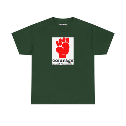 cœurage against the machine Unisex Heavy Cotton Tee