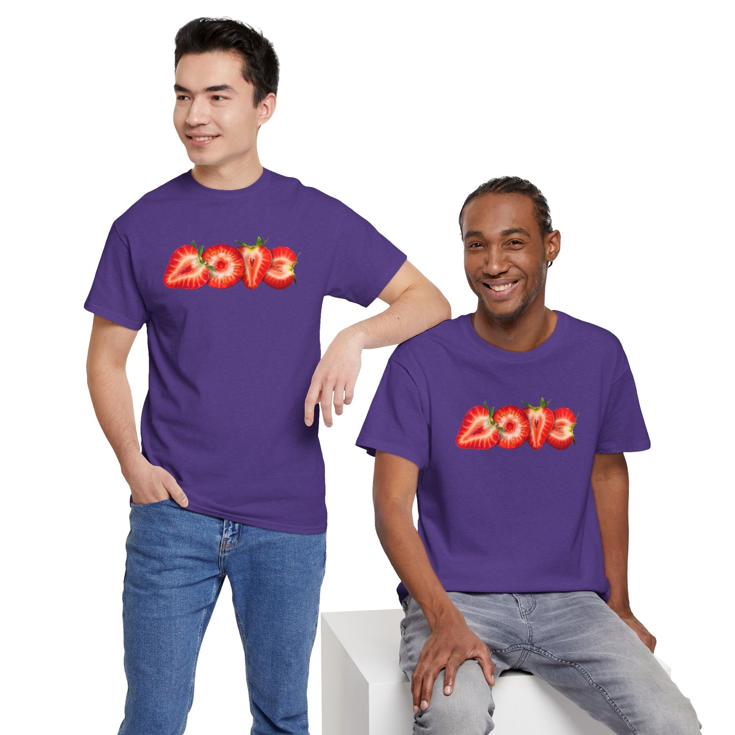 BERRY MUCH LOVE Unisex Heavy Cotton Tee