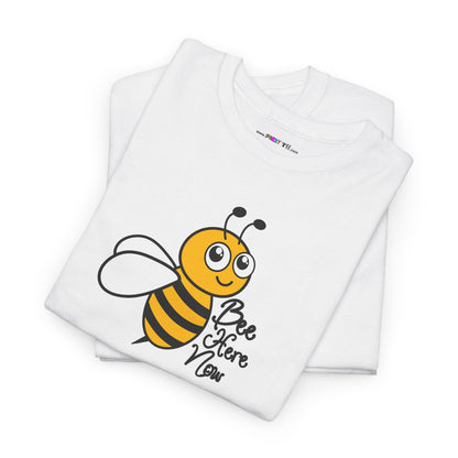 Bee Here Now Unisex Heavy Cotton Tee