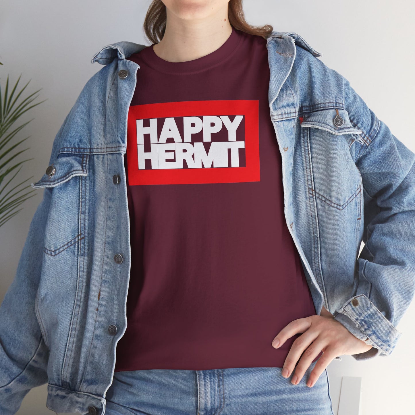 HAPPY HERMIT Unisex Heavy Cotton Tee