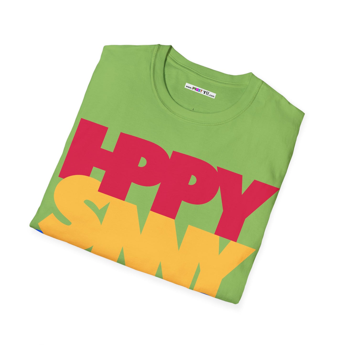 HPPY SNNY DYS Unisex Softstyle 100% Cotton T-Shirt