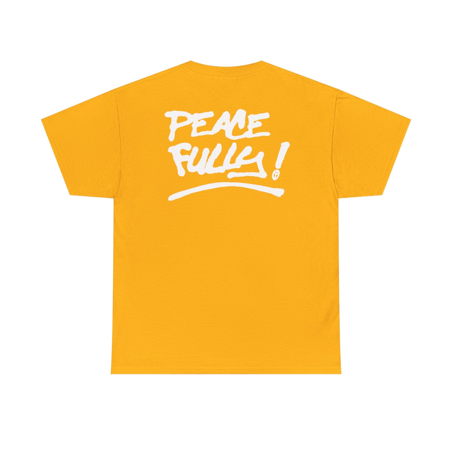 PEACEFULLY! Unisex Heavy Cotton Tee
