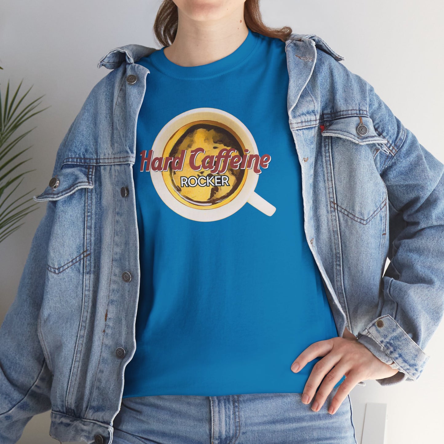 Hard Caffeine ROCKER Unisex Heavy Cotton Tee