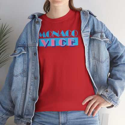 MONACO VICE Unisex Heavy Cotton Tee