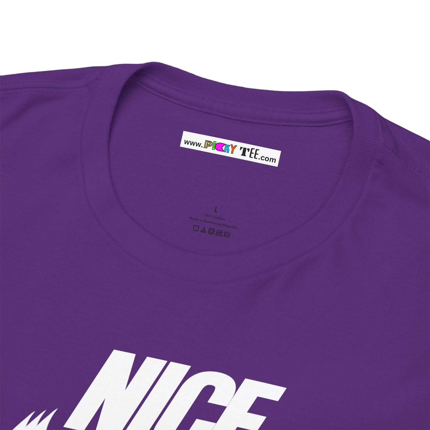 NICE... JUST BE. Unisex Heavy Cotton Tee