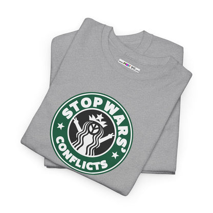 STOP WARS' CONFLICTS Unisex Heavy Cotton Tee