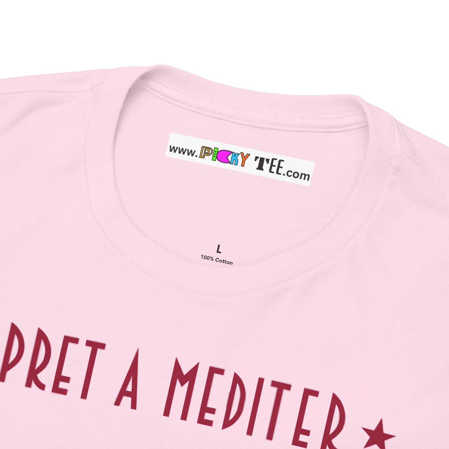 * PRET A MEDITER * Unisex Heavy Cotton Tee