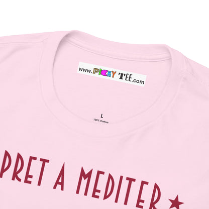 * PRET A MEDITER * Unisex Heavy Cotton Tee