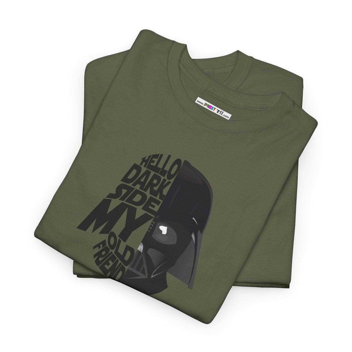 HELLO DARKSIDE MY OLD FRIEND Unisex Heavy Cotton Tee