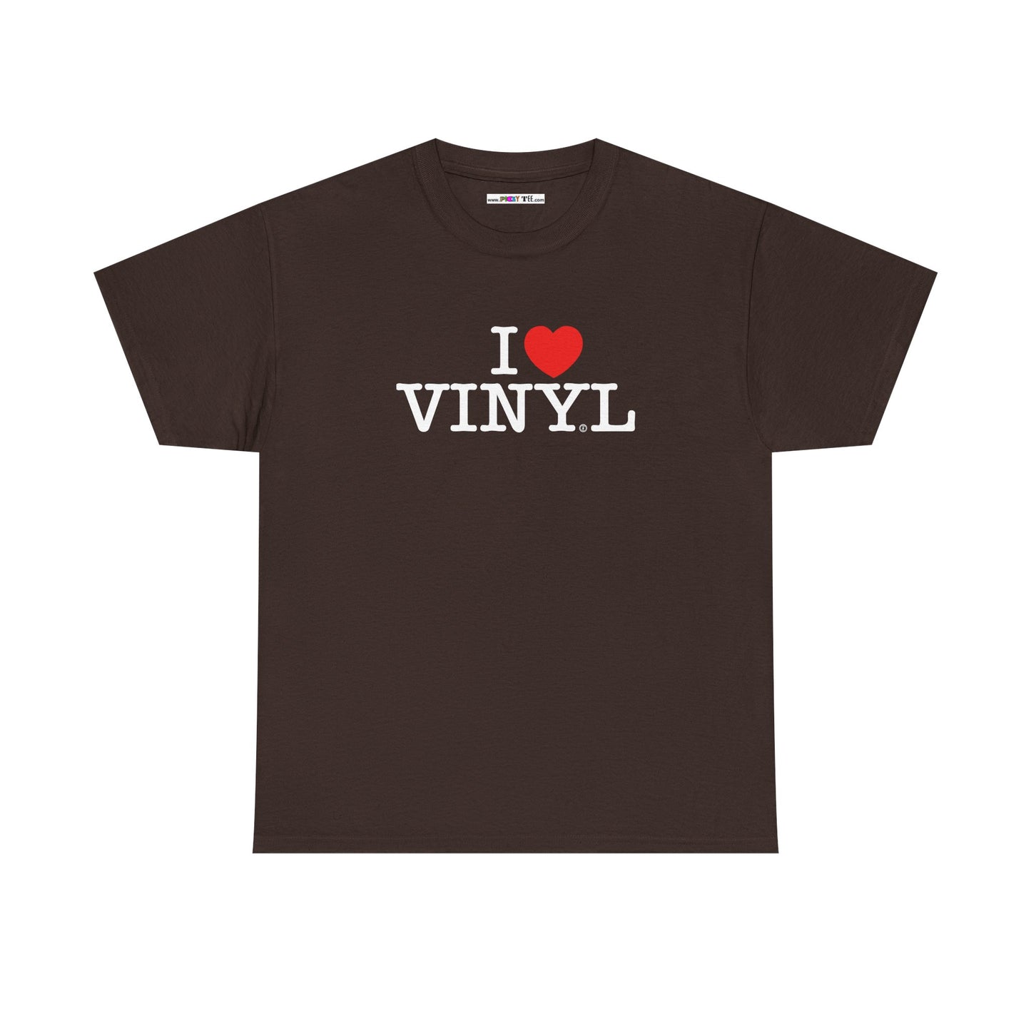 I ❤️ VINYL Unisex Heavy Cotton Tee