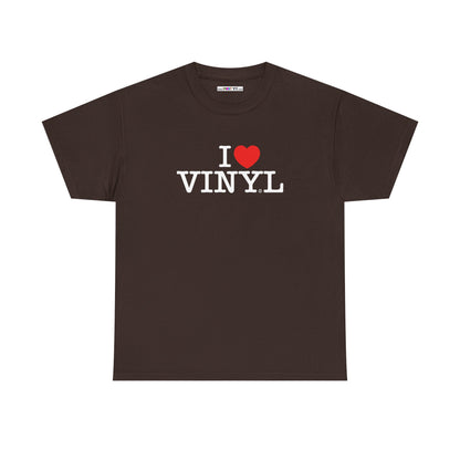 I ❤️ VINYL Unisex Heavy Cotton Tee