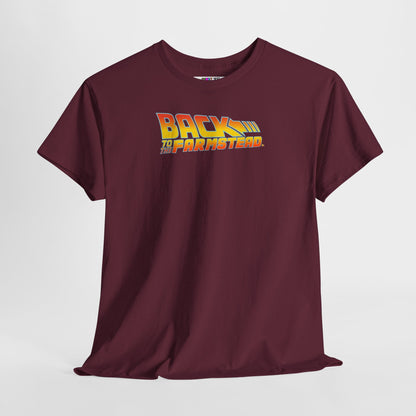 BACK TO THE FARMSTEAD Unisex Heavy Cotton Tee