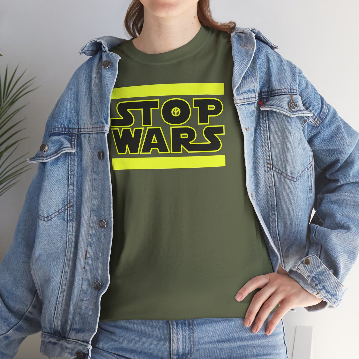 STOP WARS Unisex Heavy Cotton Tee