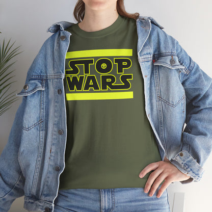 STOP WARS Unisex Heavy Cotton Tee