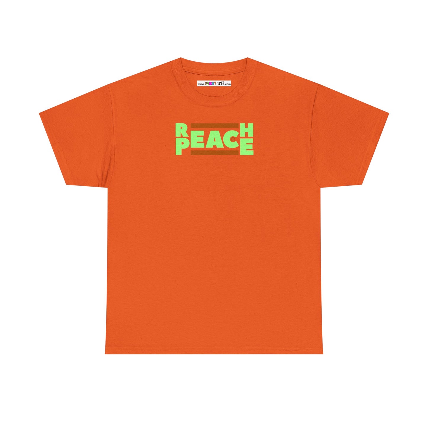REACH PEACE Unisex Heavy Cotton Tee
