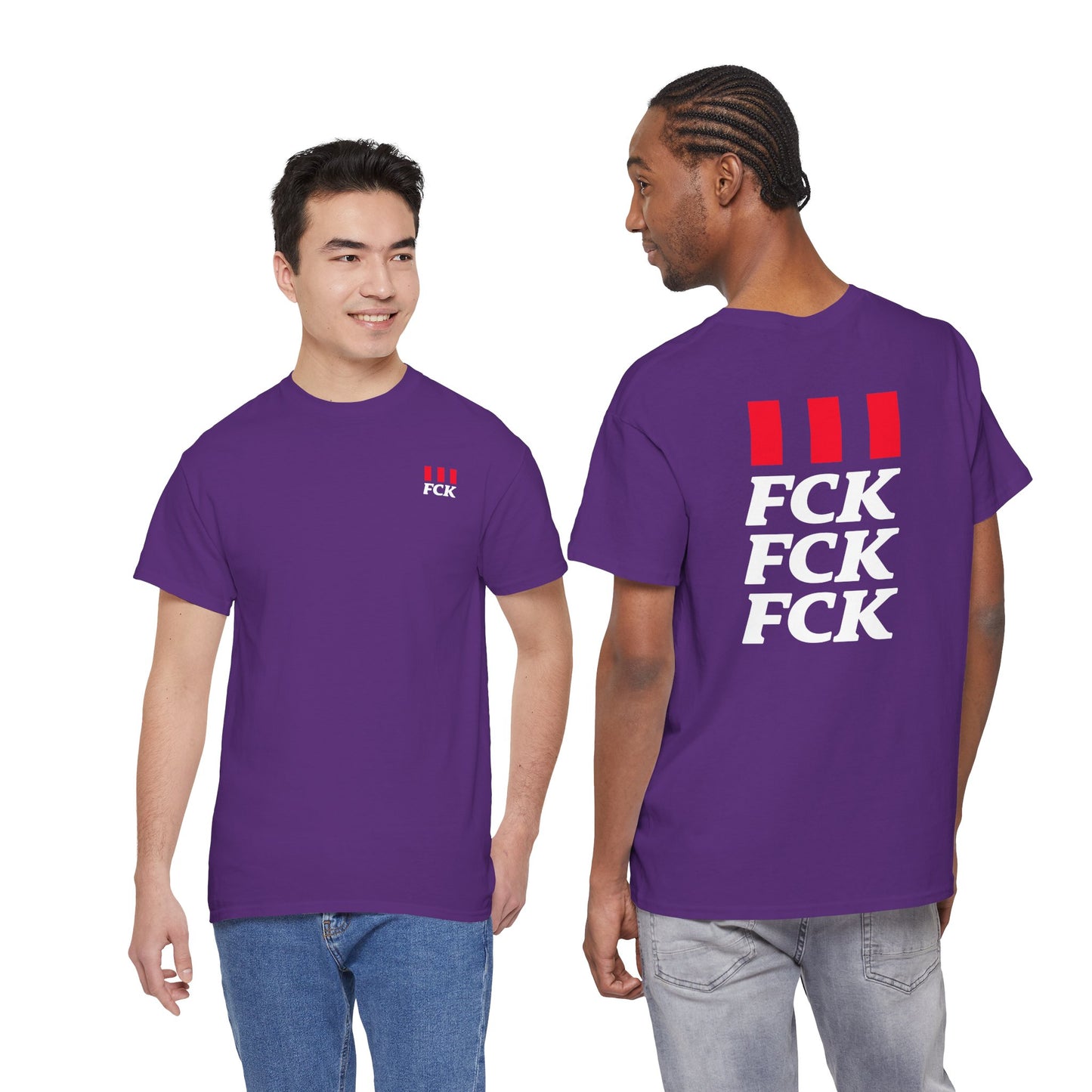 FCK FCK FCK Unisex Heavy Cotton Tee