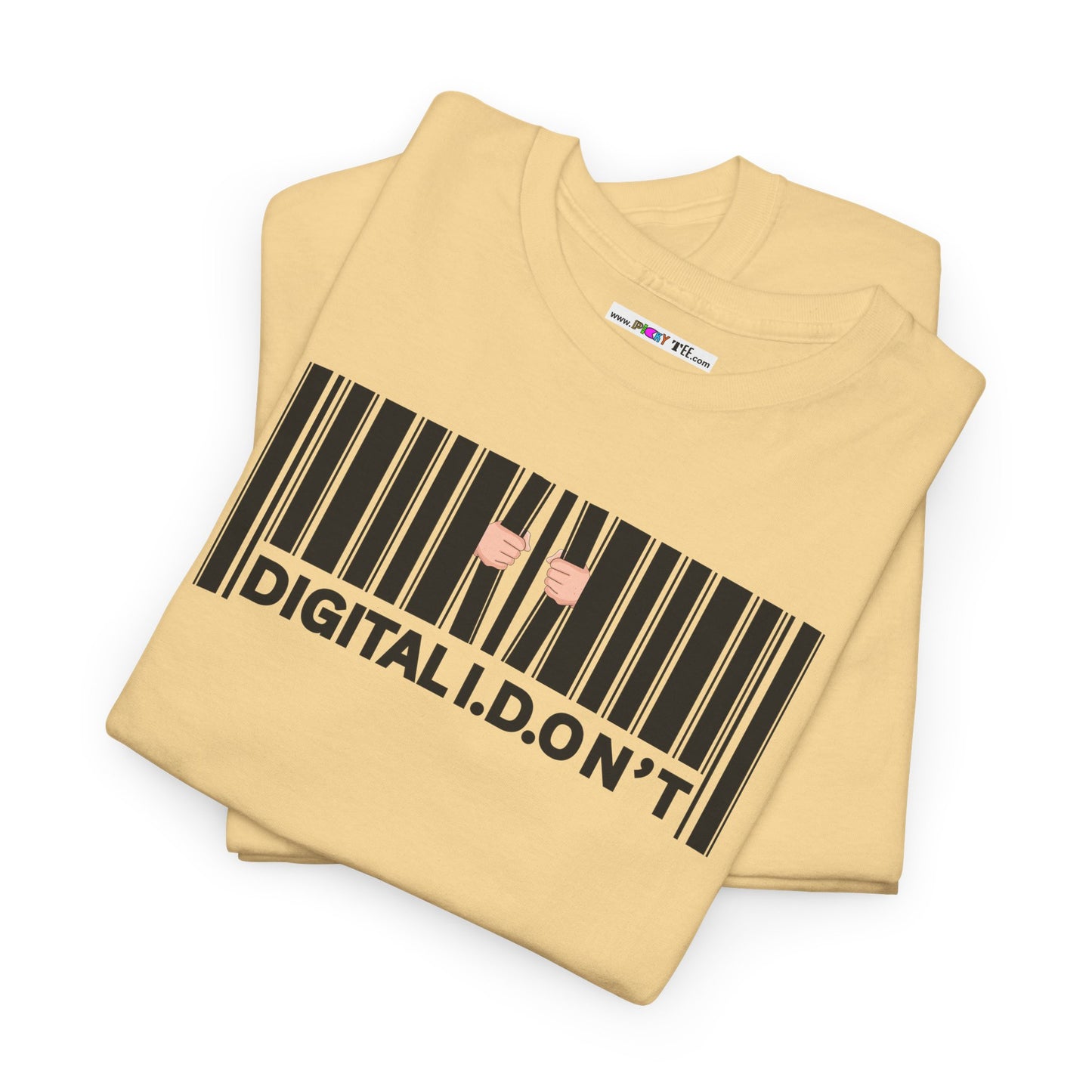 DIGITAL I.D.ON'T Unisex Heavy Cotton Tee
