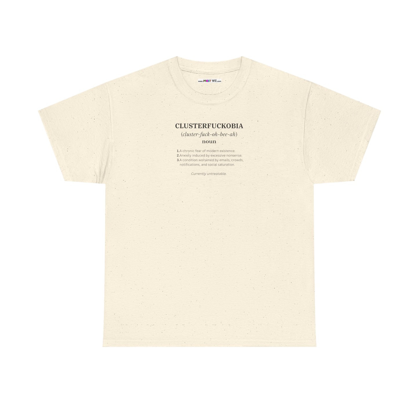 CLUSTERFUCKOBIA Unisex Heavy Cotton Tee